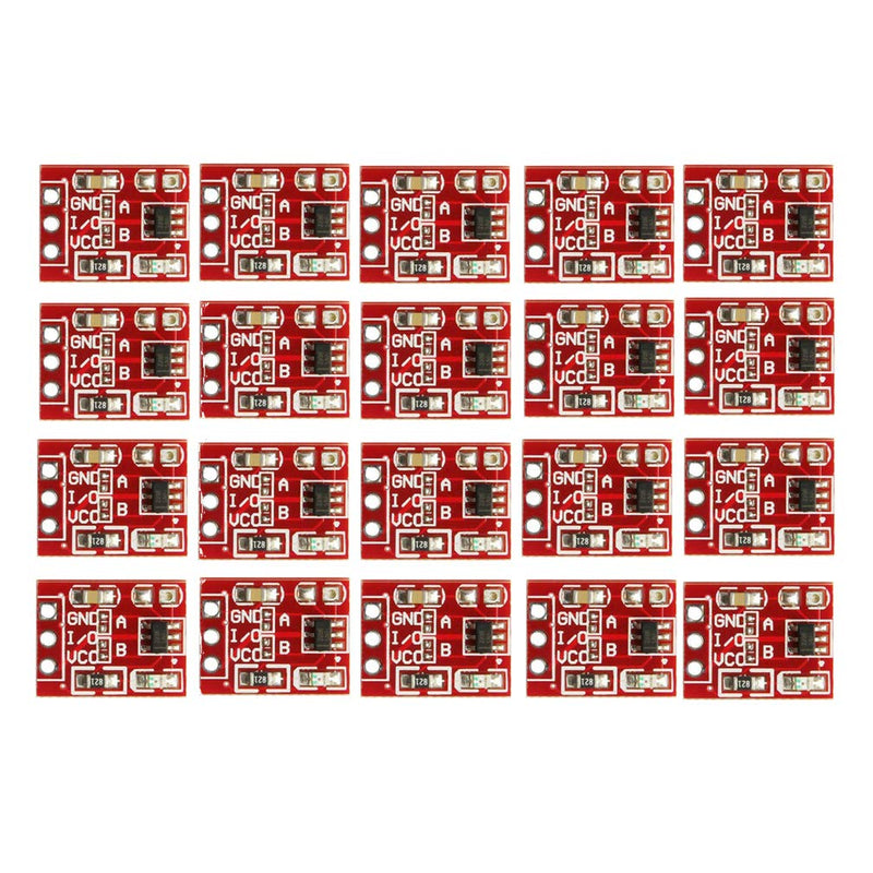Hailege TTP223 Capacitive Switch Button Module Self-Lock High Low Level Output 2.5-5.5 V Pack of 20