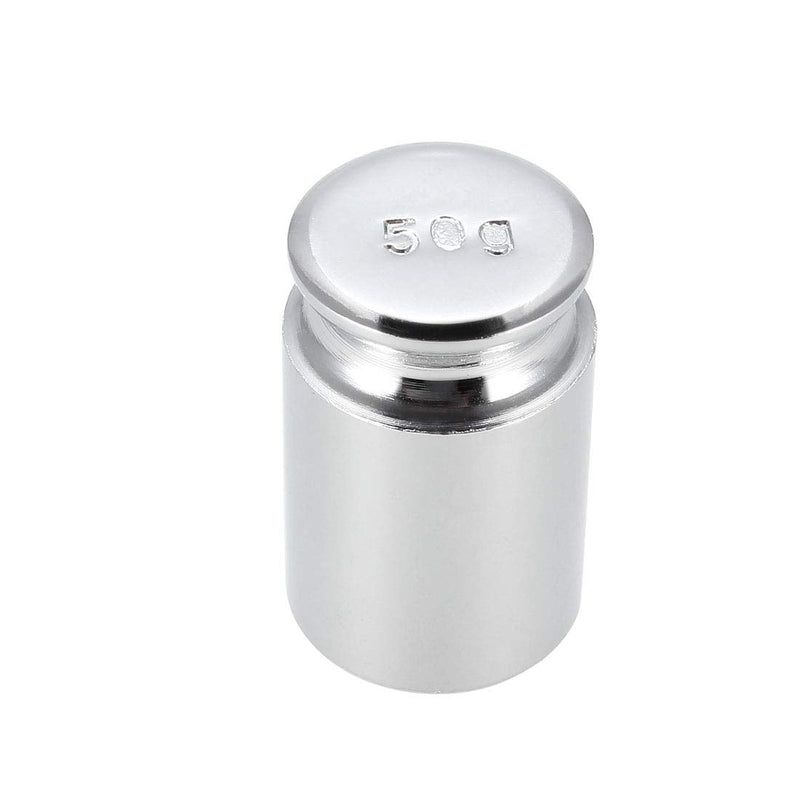 sourcing map gram calibration weight M1 precision steel chrome-plated for digital scales 50 g