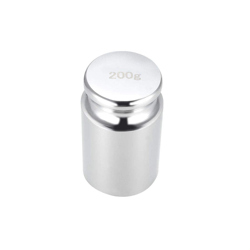 sourcing map gram calibration weight M1 precision chrome-plated steel for digital scales 200 g