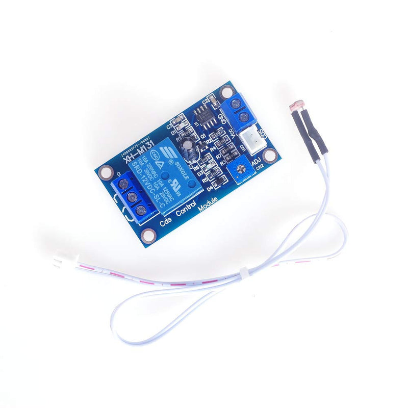 ANGEEK XH-M131 DC 12V Photosensitive Resistor Module Brightness Control Module Light Control Relay Light Switch