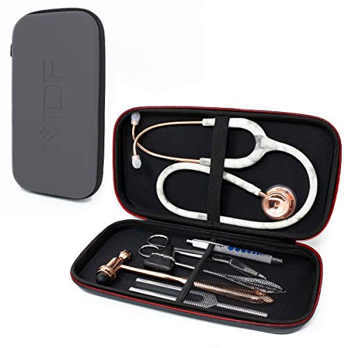 MDF Instruments Stethoscope Hard Shell Transport Case Suitable for MD One and Acoustica Stethoscopes, Reflex Hammers, Sphygmomanometers, Doctors and Nurses Accessories (MDFSCM12)