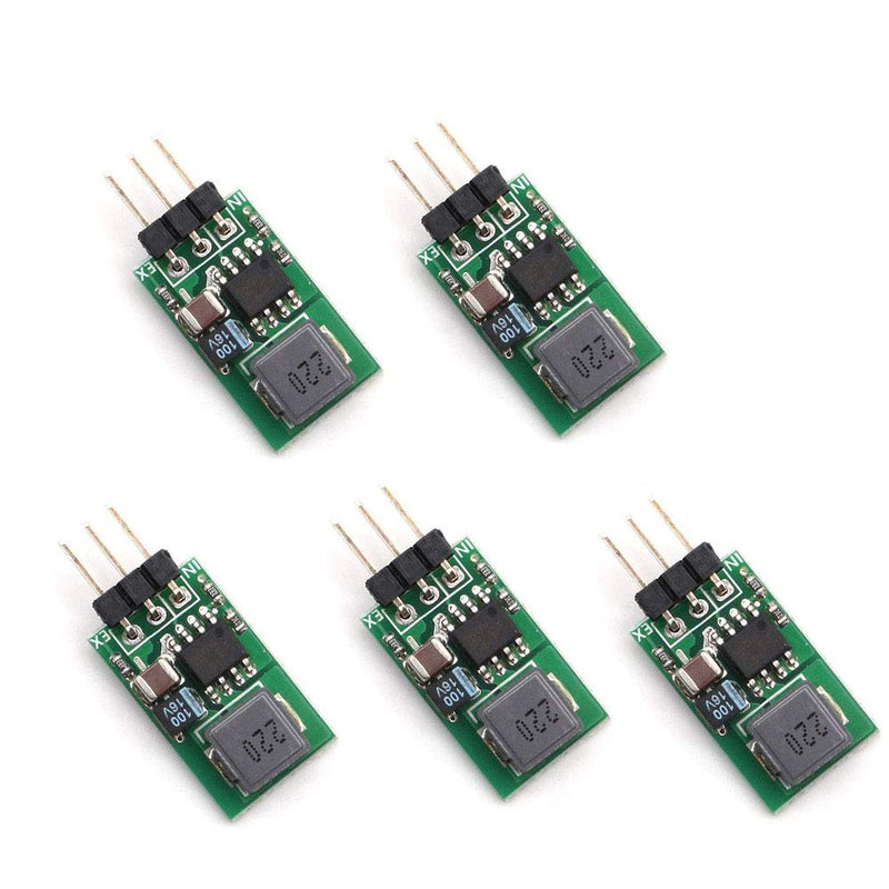 DollaTek 5Pcs 5V 1A mini regulator block with THREE ports instead of LM7805 5.5~32V input