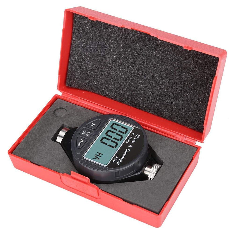 Digital Hardness Meter Shore Gauge LCD Test Rubber Tire Alloy Plastic - A, 0 ~ 100HD Range