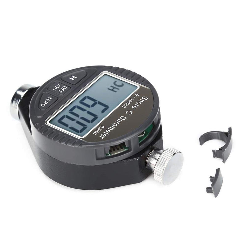 Digital Shore Hardness Tester 100HD C Durometer LCD Display Meter Silicone Tire Rubber Foam (Type C), other measuring tools