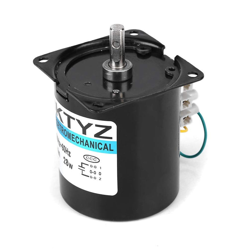 Nikou Synchronous Motor, 68KTYZ AC220V 28W Permanent Magnet Synchronous Gear Motor CW/CCW 20rpm (Size: 20r/min)