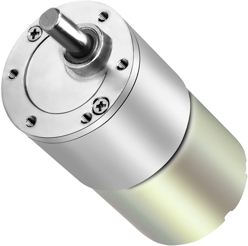 ICQUANZX DC Gear Motor 12V 200R High Torque Electric Micro Speed Reduction Gear Motor with Center Output Shaft Diameter Gearbox