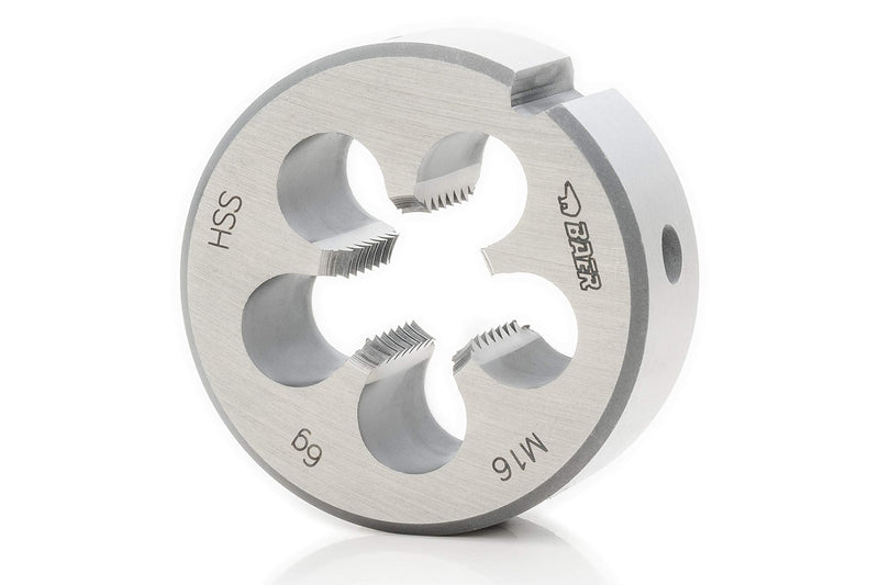 BaerCoil BAER Die M 8 x 1.25 - HSS Tap Cutter M8 - Male Thread Cutter - Male Thread Cutting - Thread Cutting - Thread Cutting