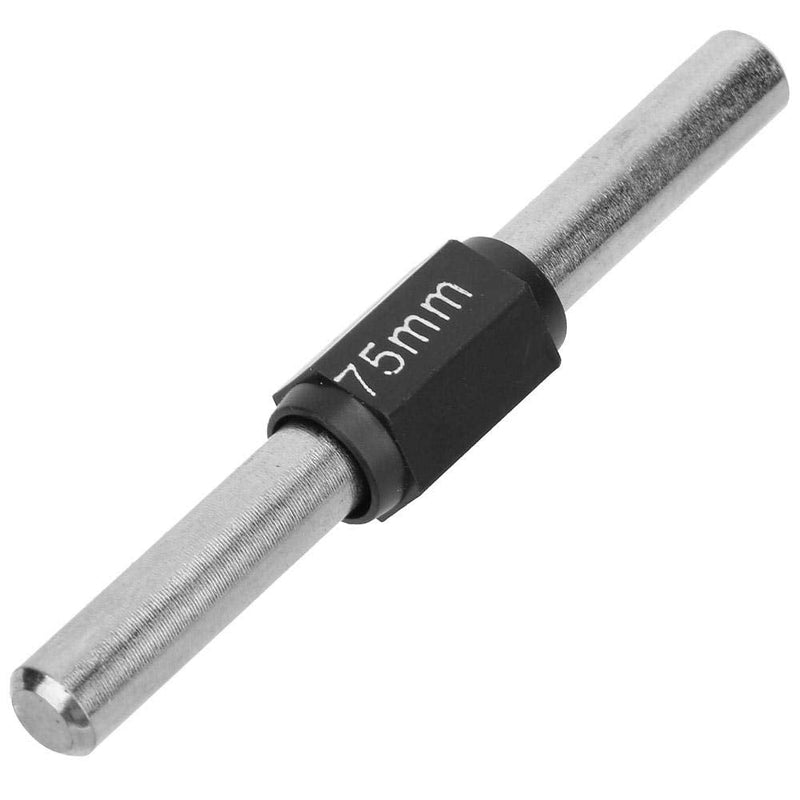 External micrometer standard calibration block, universal stainless steel calibration rod (25/50/75/100mm) for checking detection (75mm) 75mm