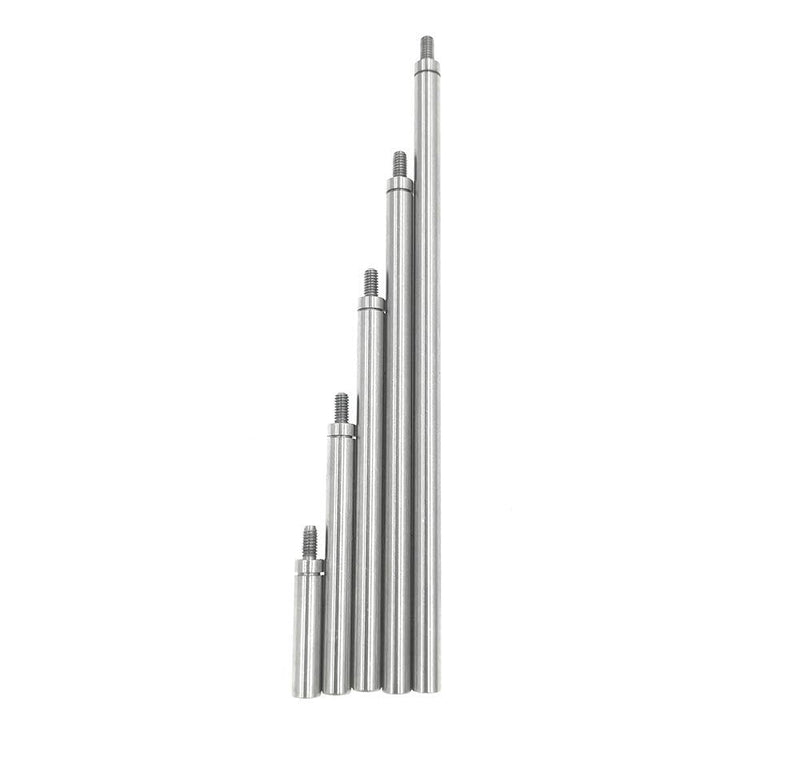 SUXING extensions for measuring inserts, steel diameter 4.5 mm, length 20/40/60/80/100 mm, thread M2.5 D-set.
