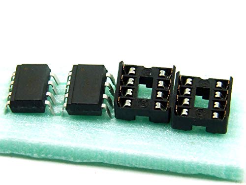 POPESQ® #A2709 6N137 Ultra Fast Optocoupler with Socket Pack of 2