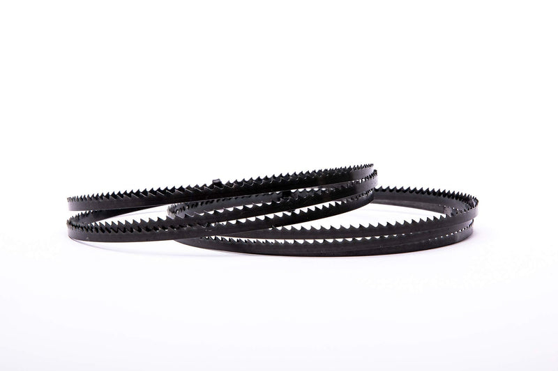 Set of 2 high-performance band saw blades 1425 x 6 x 0.65 mm, 6 ZpZ made of tool steel HSS for wood, hardwood, aluminum etc. suitable for the following machines: Gemex, Budget, Interkrenn, Rexon, Güde, Ferm etc.