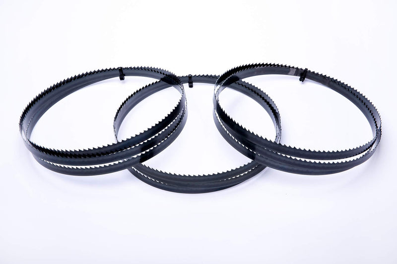 Set of 3 Encut High Performance Bandsaw Blades 2240 x 16 x 0.65 mm, 4 ZpZ Tool Steel for Wood and Others for Elektra Beckum Metabo Güde Saw Band