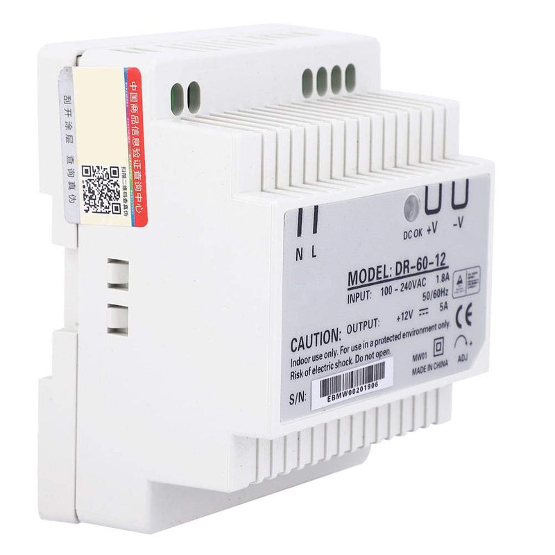 DR 60-12 AC/DC 60W 100-240V transformer DIN rail power supply industrial power supplies PWM control with one output high-precision DIN rail (DR 60-12) DR-60-12