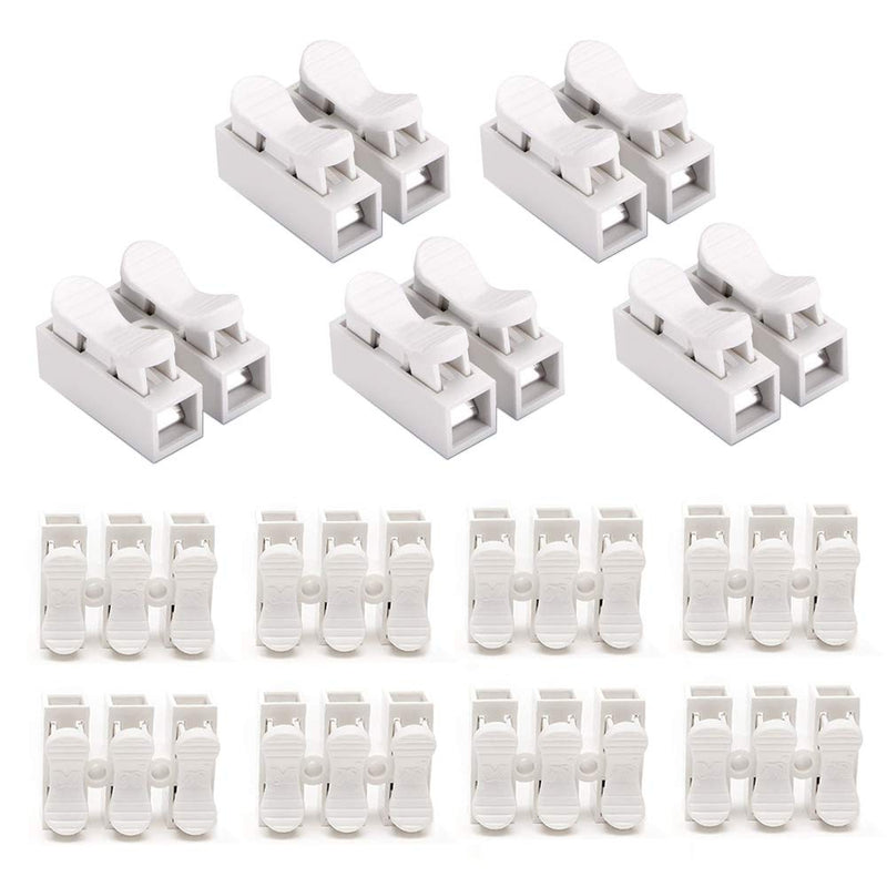 YIXISI 100 pieces Chnelle cable for connecting, 2 pins cable connector, CH2 spring connector (CH2*70, CH3*20) Ch2-80 + Ch3-20