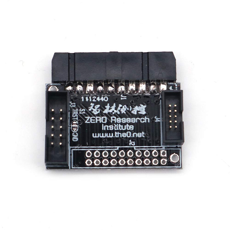 DollaTek 20-pin JTAG interface with 2.54 pitch to 10-pin SWD interface adapter board with 2.0mm and 1.27mm pitch