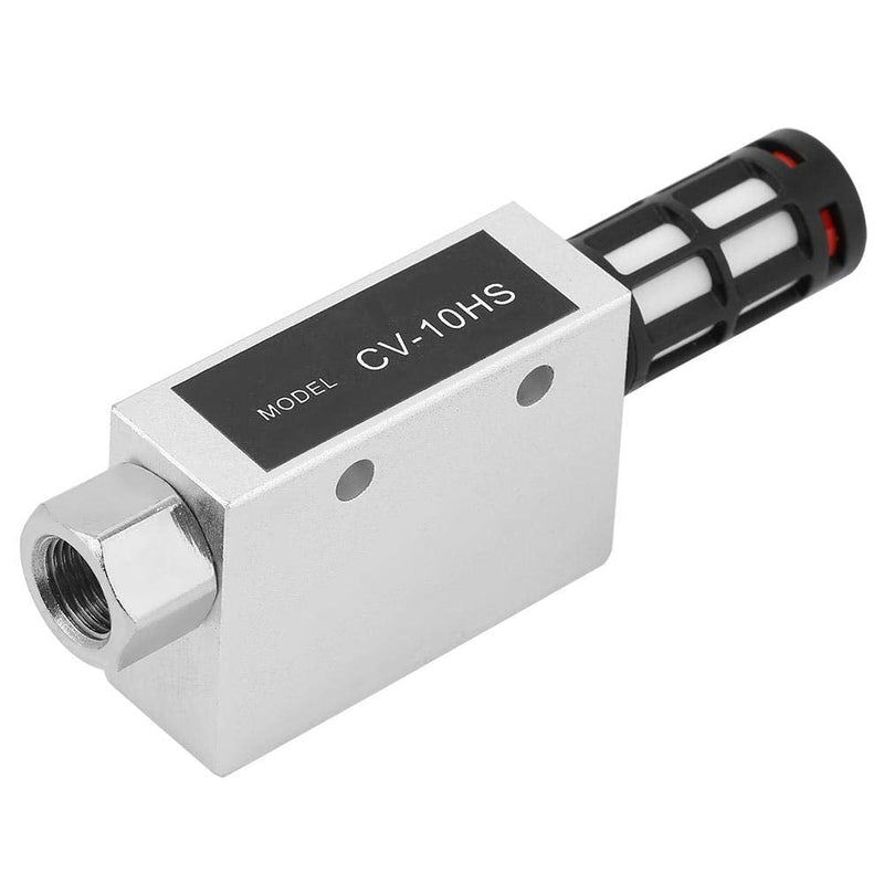 Vacuum Regulator Vacuum Ejector CV-10HS Aluminum Alloy Pneumatic Exhaust Vacuum Generator Ejector with Silencer 1.0mm Nozzle 1 Pack