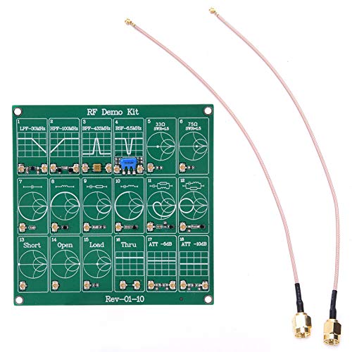 Ausla Frequency Test Board HF Demo Kit, for Learning Vector Network Analyzer, Antenna Analyzer Test Calibration Learning, Default