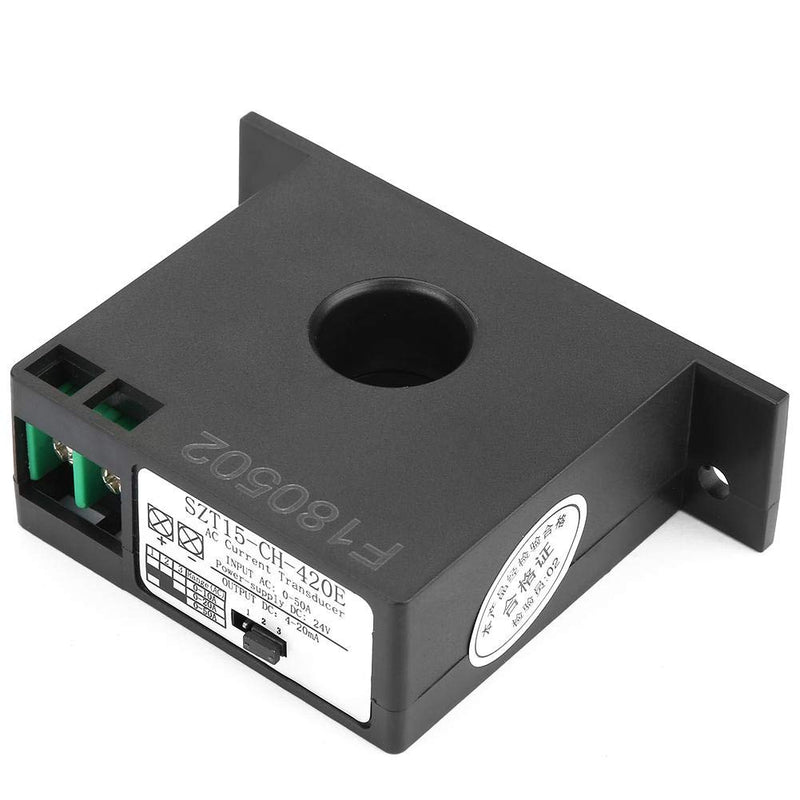 AC current converter, SZT15-CH-420E current converter transformer sensor current converter AC 0-50A to DC 0-5V/0-10V/4-20mA
