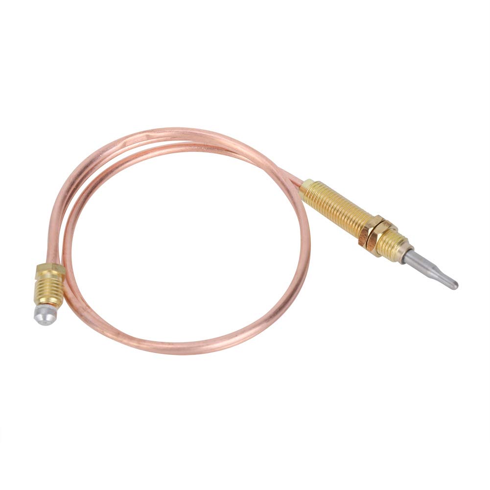 Stable connection thermocouple with practical thread, thermocouple, for braziers for gas heating