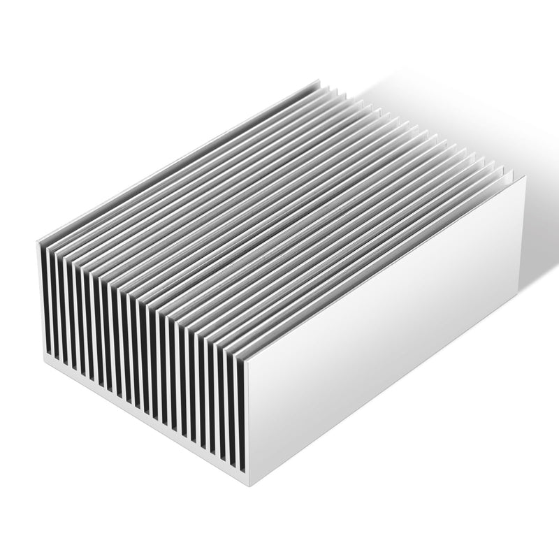Heatsink Aluminum Heatsink PC Cooling Fins Radiator Set Heatsink for LED Amplifier Transistor IC Module, 100 x 69 x 36 mm