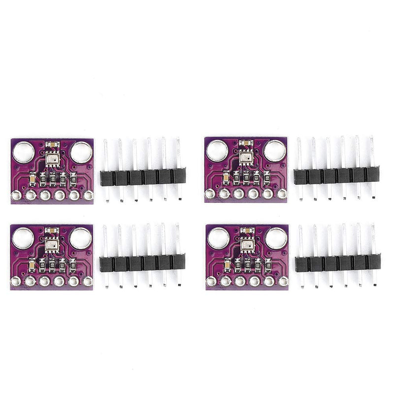 4PCs Atmospheric Pressure Sensor Module Temperature Humidity Digital Barometric Pressure Altitude Sensor GY-BMP280-3.3 Synthetic Cardboard