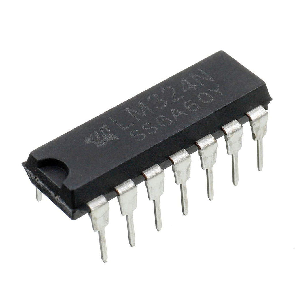 BOJACK LM324N Four-Channel Operational Amplifier 14-Pin DIP-14 (25 per pack)