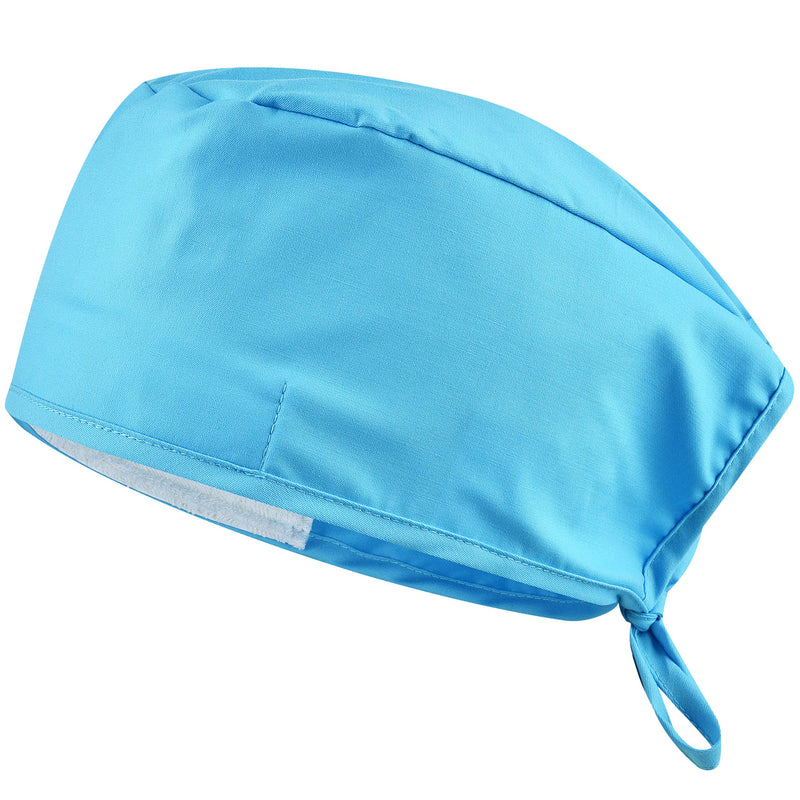 B-well Cloth Cap for Nurses, Doctors, Dentists, Pharmacists, Veterinarians, Medical Staff, Blue, One Size
