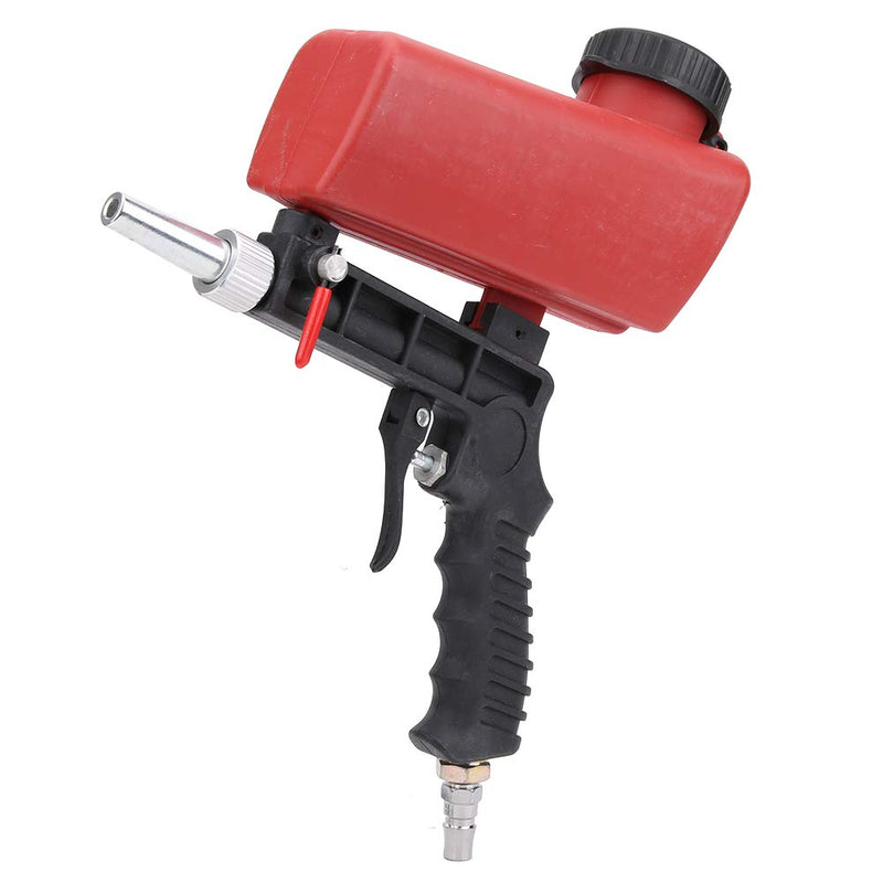 Sandblaster, Pneumatic Sandblasting Gun 90PSI Mini Handheld Sandblaster Portable Sandblaster for Sandblasting Polishing, Removing Metal Rust