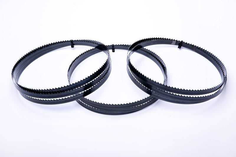 Set of 3 Encut high-performance band saw blades 1790 x 10 x 0.65 mm, 6 ZpZ tool steel wood saw blade for example Holzstar HBS 251