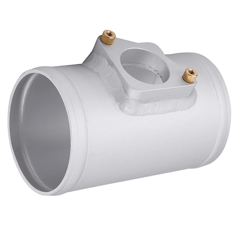 Air Flow Sensor Adapter Aluminium Alloy Car Air Flow Inlet Meter Base Silver for Air Intake Meter Holder 63 70 76 83 mm (Outer Diameter 70 mm), Fuel System