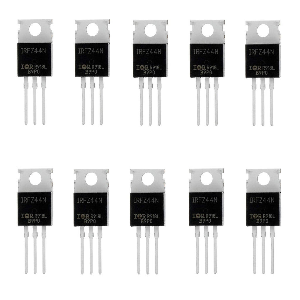 HUAREW Pack of 10 IRFZ44N N Channel Rectifier Power MOSFET Transistor 49A 55V