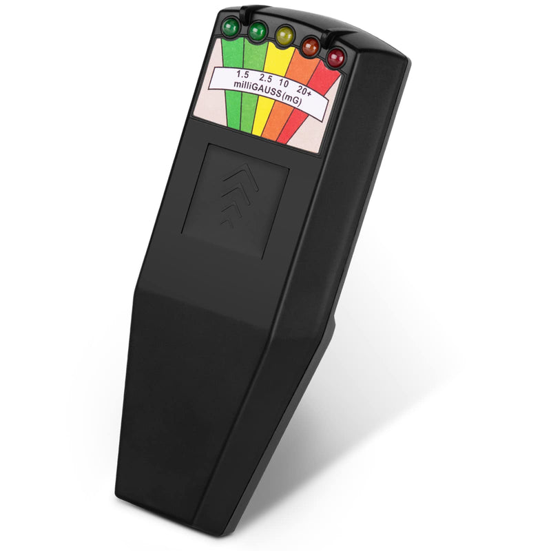 color tree Handheld LED EMF Meter Magnetic Field Ghost Hunting Detector Electromagnetic Paranormal Devices Tester 50Hz-20,000Hz Black