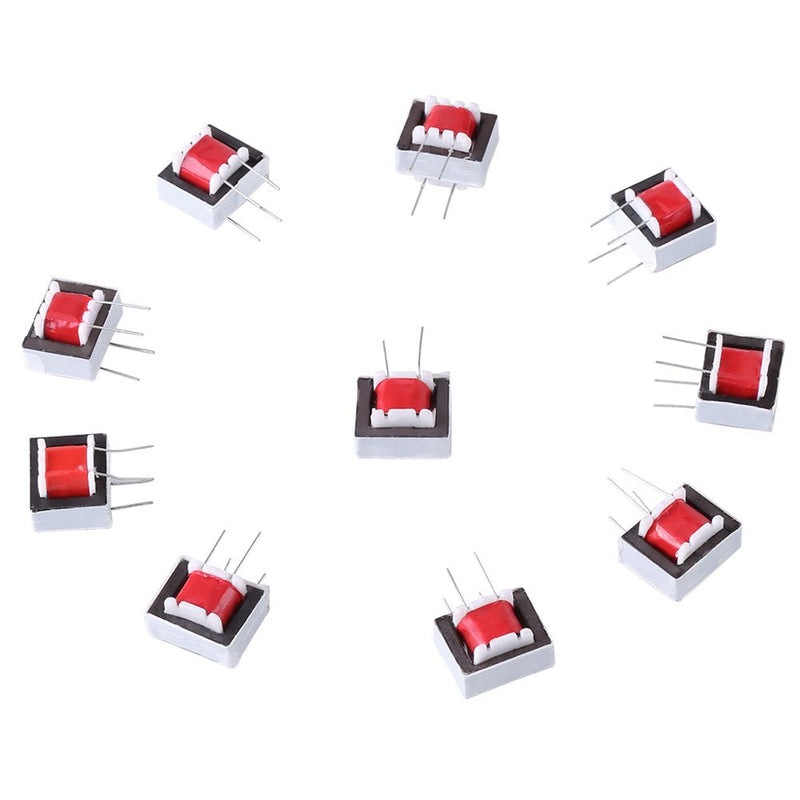 Oumefar 10pcs/pack EI14 High Efficiency Audio Isolation Transformer 600:600 Ohm 1:1 Auto Control Audio Transformer Ohm Transformateur