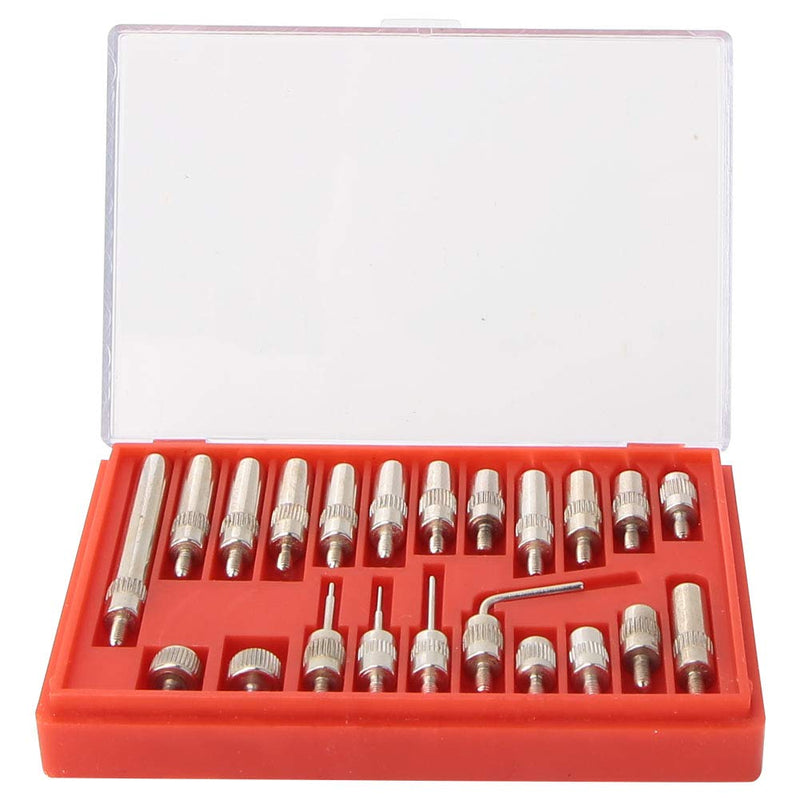 Fafeicy 22pcs Test Indicator Contact 0.01mm Stainless Steel Dial Indicator Points Set for Dial Indicator