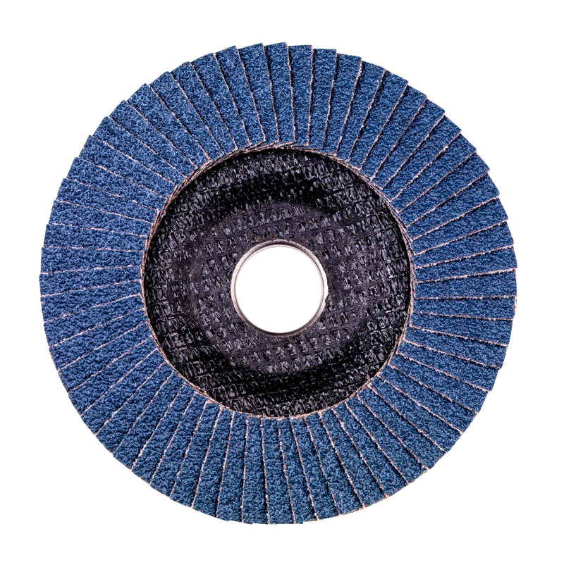 Metabo Flap disc 125 mm P 120, zirconia corundum "SP" - 623154000 - for precise coarse and intermediate grinding in the metal area
