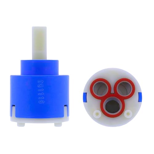 Bluewater Armaturen Universal Ceramic High Pressure Cartridge 35mm 121894 - Replacement Part for Many High Pressure Taps | For Kitchen Taps, Bathroom Taps, Shower Faucets, Bidet Taps