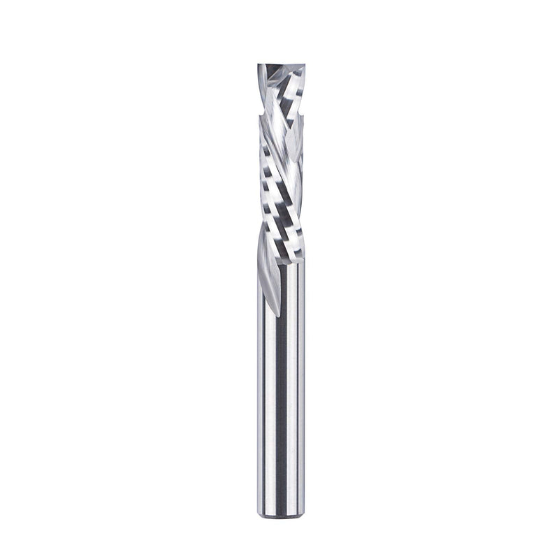 SpeTool Spiral Groove Cutter 8 mm Shaft Compression 32 mm Cutting Length Spiral Cutter CNC Milling Cutter Router Bit Slot Cutter Wood Up & Down Solid Carbide End Mill Cutter for Router Groove Cutter Wood Cutter 1 Dia8-Lenth32