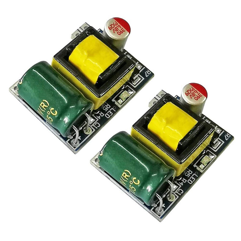 AC DC Switching Power Supply Module, 2PCS AC 220V to DC 5V Micro Volume Isolated Switching Power Supply Board Isolated Regulated Power Supply Module
