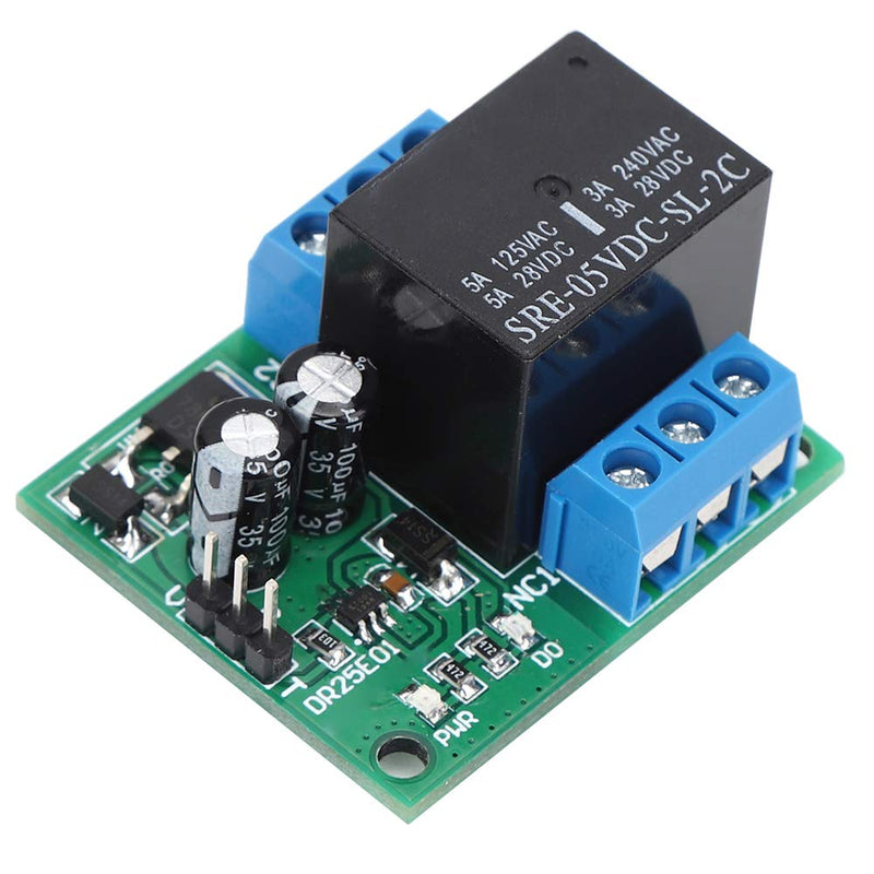 DC 6-24V 5A DPDT Relay Module Switch DR25E01 Stable Double Pole Self-Locking Double Swivel Bistable Relay Board High Safety for LED Motors(DC6-24V) Dc6-24v