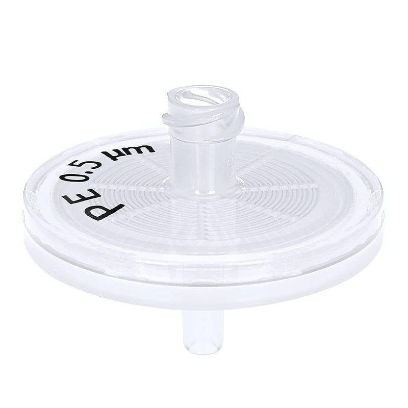 GVS Filter Technology, syringe filter, ABLUO, 33mm, PE membrane, 0.5µm, PP housing, 10/pk