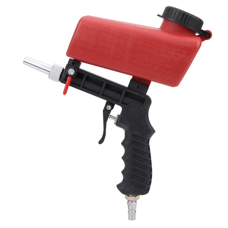 FastUU Pneumatic Sandblaster, Portable Portable Sandblaster Sandblasting Gun Large Capacity Sandblasting Gun Kit for All Abrasives, Metal Rust Removal, Detail Treatment