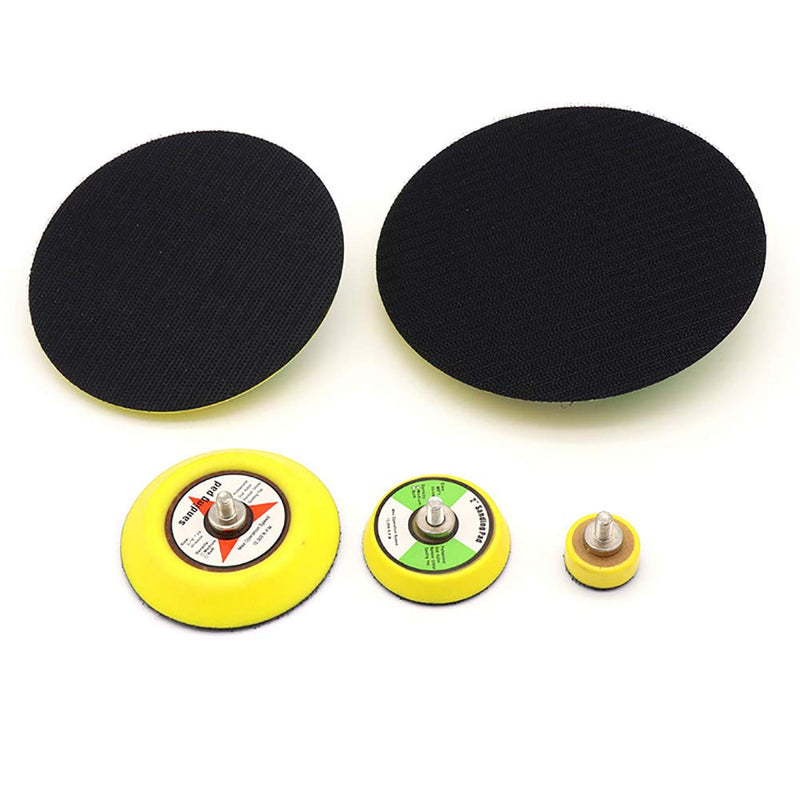 Velcro sanding plate carrier plate with M6 thread, sanding pad for wood metal carving forming grinding polishing, Ø 75 mm, 1 piece 3"/75mm