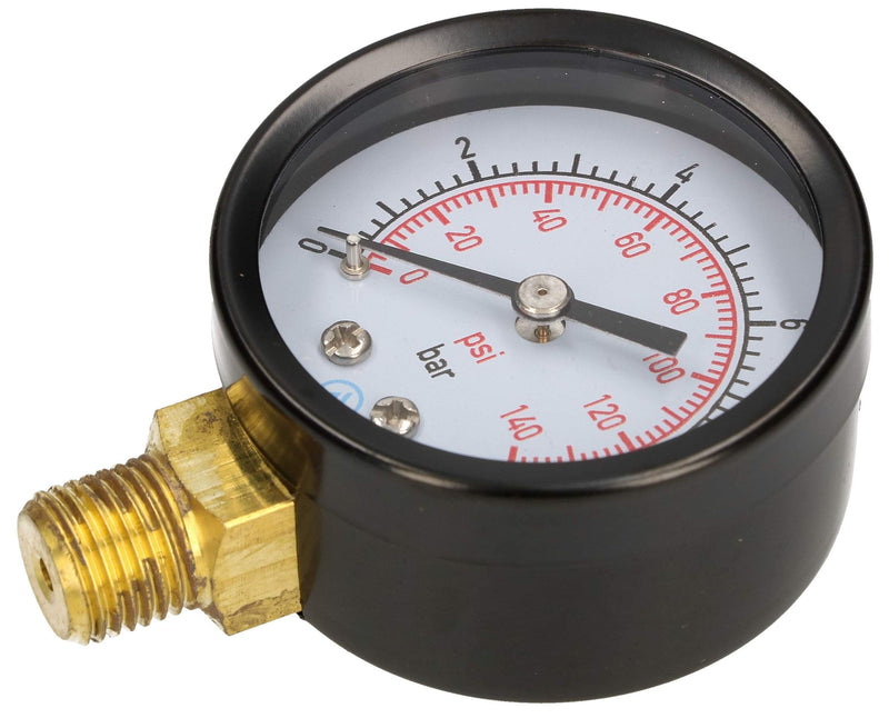 KOTARBAU® 0-10 bar pressure gauge side connection thread 1/4" diameter 52mm pressure gauge pressure gauge liquid and gas pressure gauge