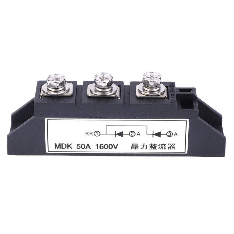 Fafeicy 50A 1600V Photovoltaic Anti-Reverse Rectifier, MDK Bridge Diode Rectifier Module