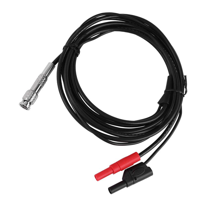 Test leads, banana head adapter cable, HT30A high performance car test cable BNC to banana head adapter cable for automotive measuring device length 3 meters input resistance 50 Ω