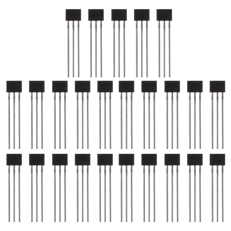 VILLCASE Hall Sensor 25pcs/lot A3144 3144E OH3144E Hall Sensor Switch TO-92UA 3 Pin SIP