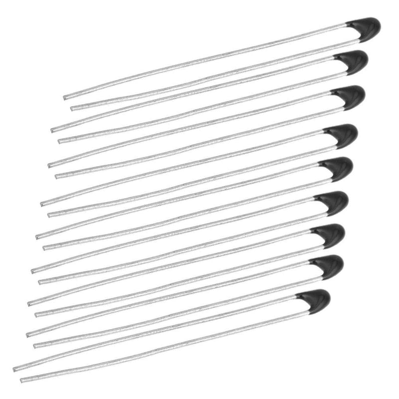 Oumefar Pack of 10 MF52 NTC Thermistor High Accuracy Temperature Sensor Thermistors with 30 mm Cable (10K-B3435-L30)