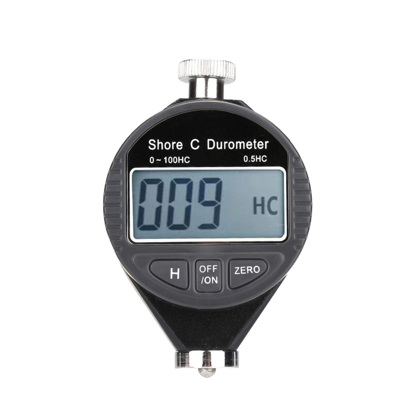 Shore Durometer Tester, Digital Hardness Tester, Shore Type A/O/D Rubber Tire Durometer, Tester Meter 0-100 (Type C) for Machining Measurement