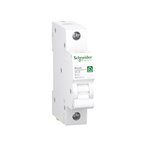 Schneider Electric R9F23113 Resi9 1 Pole Circuit Breaker | 13A, B-Characteristic, 6kA, 1 piece 1 Stück