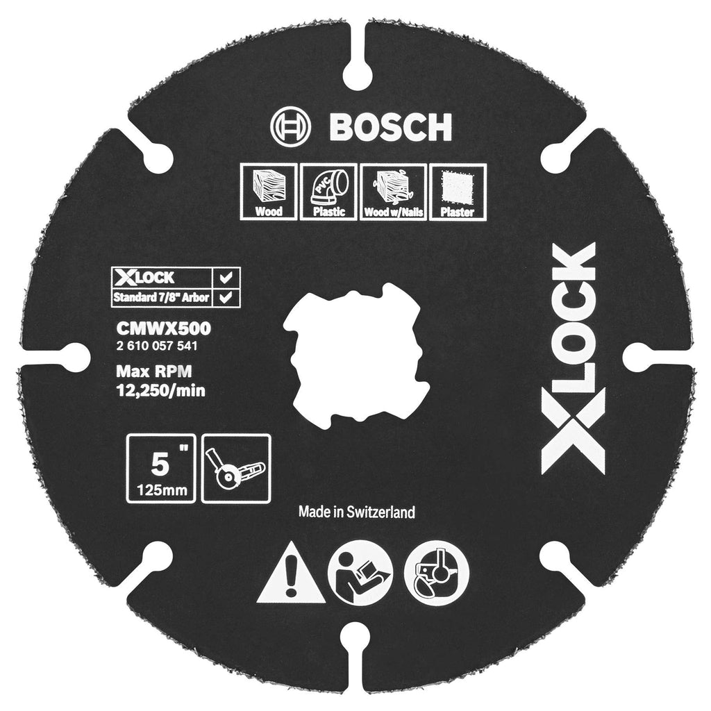 Bosch CMWX500 5 In. X-LOCK Carbide Multi Wheel